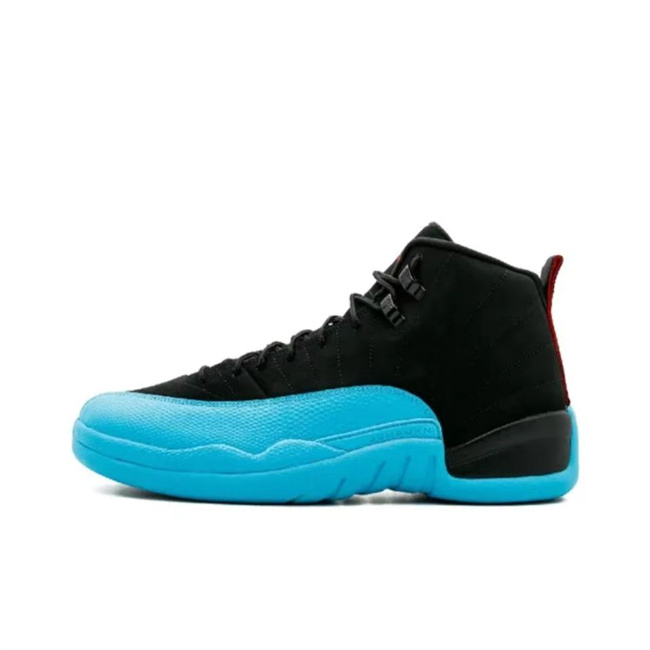 Men's Running weapon Air Jordan 12 Black/Blue Shoes 051 Men's Running weapon Air Jordan 12 Black/Blue Shoes 051